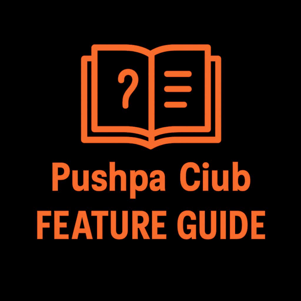Icon representing Pushpa Club Feature Guide.